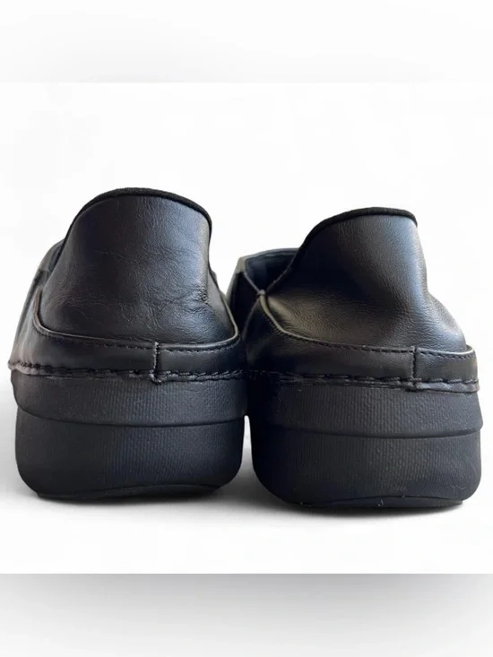 FitFlop Superloafer Black Leather Comfort Shoes 8.5 Work Walking - Picture 6 of 8